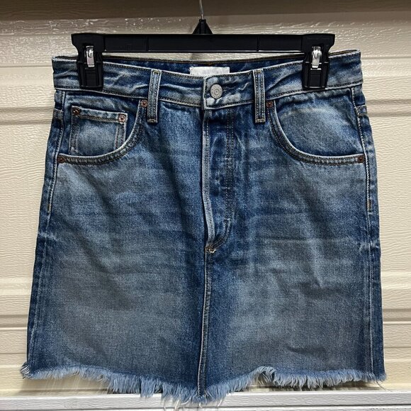 Boyish THE COREY Mini Denim Skirt Sz 26 in THE BIRDS - Picture 5 of 8